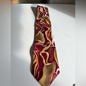 3/$15 vintage men’s red and yellow tie